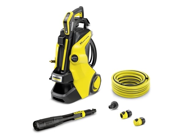 Kärcher K 5 Smart Control WSK, Upprätt, Elektrisk, 10 m, Högtryck, 5 m, Svart, Gul