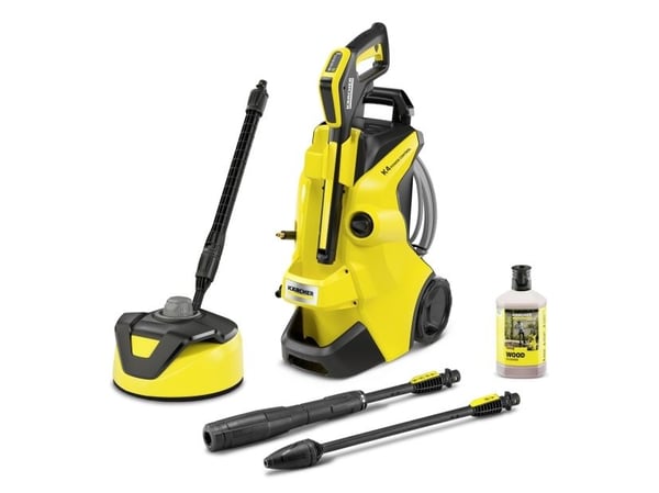 Kärcher K 4 Power Control Flex Home &amp; Wood, Stående, Elektrisk, 8 m, Høytrykk, 5 m, Svart, Gul