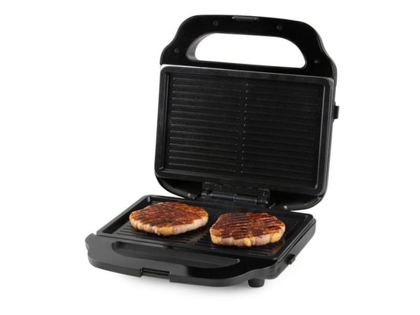 Domo DO9290C, 2 vafler, firkant, Sølv, Svart, 0,72 m, 1400 W, 284 mm