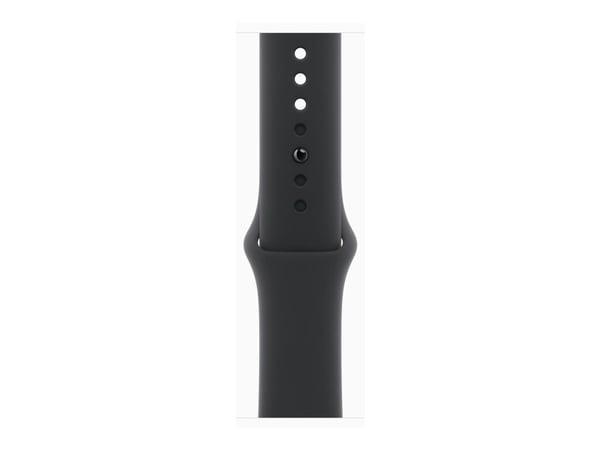 Apple Watch Series 11 GPS + Cellular 46mm Slate Titanium Case with Black Sport Band - M/L