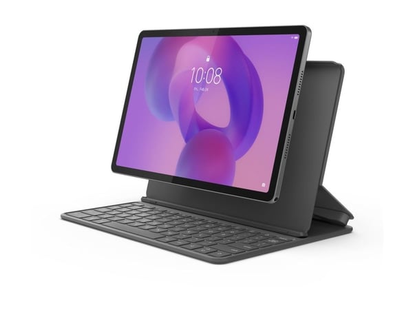 Lenovo - Tangentbord och foliefodral (folio) - POGO pin - luna gray - för Idea Tab ZAFM, ZAFR; Tab K11 Gen 2 ZAFN, ZAFS