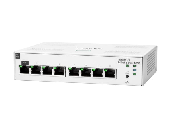 HPE Networking Instant On 1830 8G Switch - Switch - smart - 8 x 10/100/1000 - stasjonær