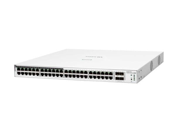 HPE Networking Instant On 1830 48G 24p Class4 PoE 4SFP 370W Switch - Switch - smart - 24 x 10/100/1000 + 24 x 10/100/1000 (PoE+) + 4 x Gigabit SFP ...
