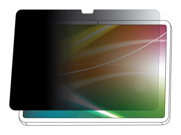 3M - Skjermpersonvernfilter (landskap) for nettbrett - bright screen - 2-veis - klebemiddel - 13" - svart - for Apple 13-inch iPad Air (M2, M3, M4)...