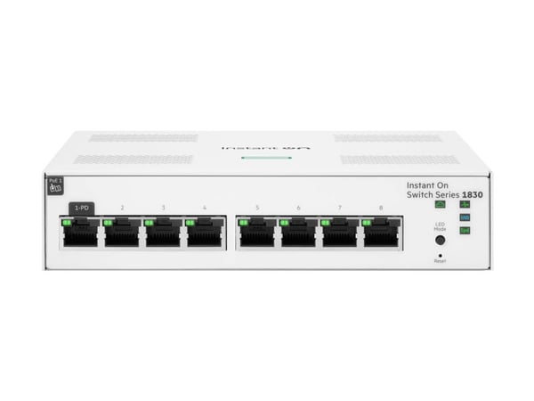 HPE Networking Instant On 1830 8G Switch - Switch - smart - 8 x 10/100/1000 - stasjonær