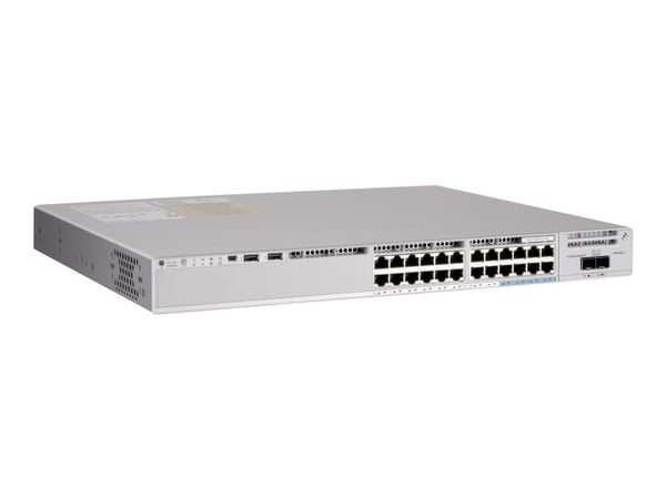 Cisco C9200-24PXG-E, Hallittu, L3, Gigabit Ethernet (10/100/1000), Täysin kaksipuolinen, Power over Ethernet -tuki