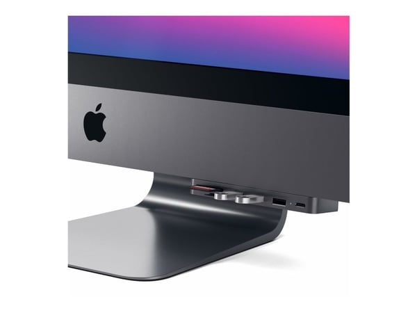 Satechi Aluminum Type-C Clamp Hub Pro - Hub - 3 x SuperSpeed USB 3.0 + 1 x USB-C - pöytätietokoneet