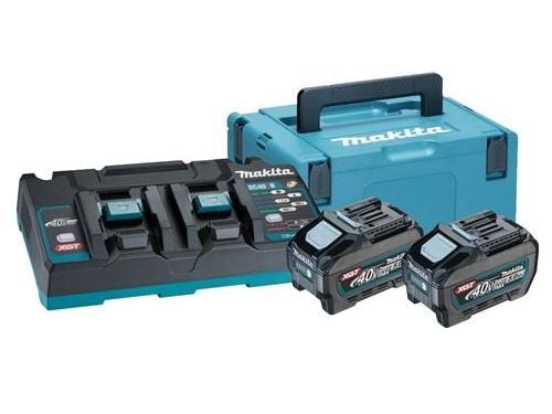MAKITA 40V MAX XGT 2x5,0Ah batteri- och laddningsset