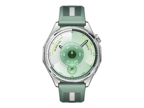 Huawei Watch GT 6 smartklokke 46 mm Atum-B19W 1,47" AMOLED, grønn vevd reim