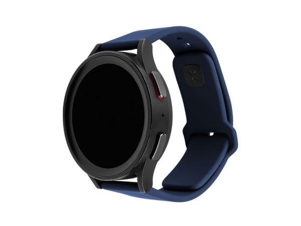 FIXED - Klokkestropp for smart armbåndsur - silicone, quick release, 22 mm - 160-235 mm - blå