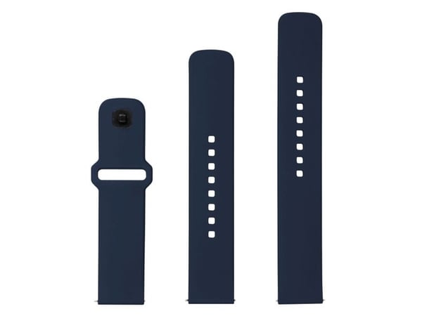 FIXED - Klokkestropp for smart armbåndsur - silicone, quick release, 22 mm - 160-235 mm - blå