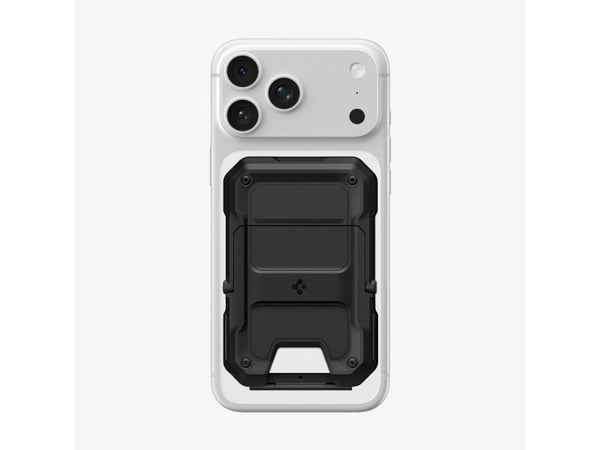 Spigen Tough Armor Pro (Mag Fit), Kortholder, Svart, Termoplastisk polyuretan (TPU), Apple, 1 stykker