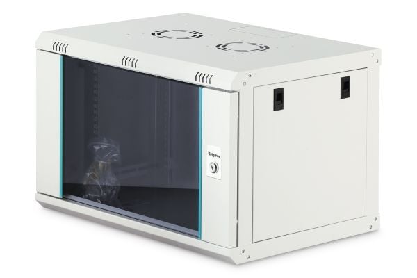 Digitus Spinta jungiama į tinkla hengende dynamisk 19" 7u rack 385x600x450mm, glassdør, fil, umontert, 60kg