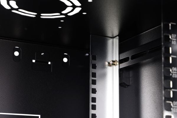 Digitus Spinta jungiama į tinkla hanging dynamic 19" 7u rack 385x600x450mm, glassdør, juoda, umontert, 60kg