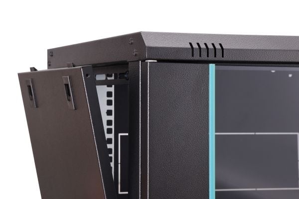 Digitus Spinta jungiama į tinkla hanging dynamic 19" 7u rack 385x600x450mm, glassdør, juoda, umontert, 60kg