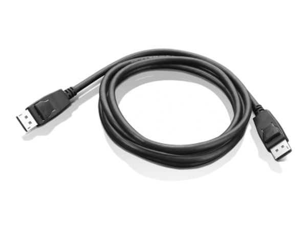 Lenovo - DisplayPort-kabel - DisplayPort (hann) til DisplayPort (hann) - 1.8 m - for ThinkCentre M75t Gen 2; M80s Gen 3; M90a Gen 3; M90q Gen 2; M9...
