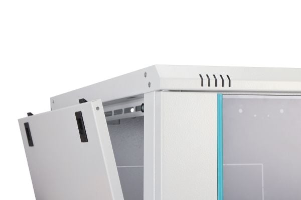 Digitus nettverksskap Dynamic 19" 7U, 600x600, glassdør, grå, umontert, 60 kg