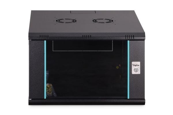 Digitus nettverksskap Dynamic 19" 7U, 600x600, glassdør, svart, ikke sammenleggbart, 60 kg