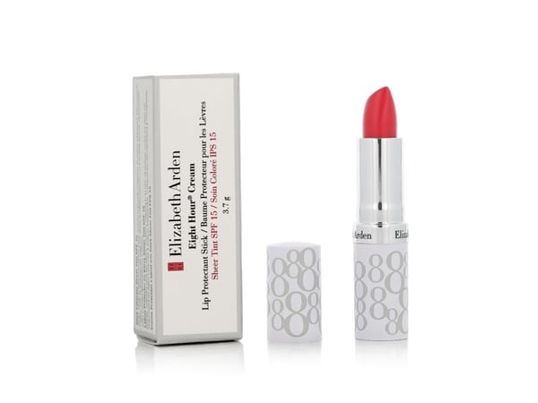 Elizabeth Arden Eight Hour Cream Lip Protectant Stick Sheer Tint Sunscreen SPF 15, Läppbalsam, Rosa, Kvinna, Normal hud, Utjämnande, Blush