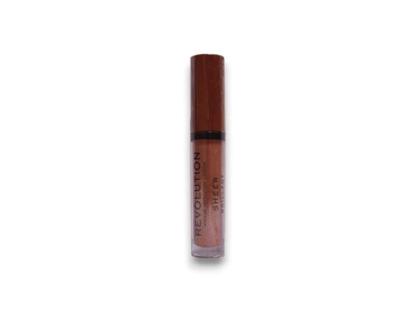 Makeup Revolution Sheer Brillant vegansk lipgloss, 123 Brunch, 3,5 ml
