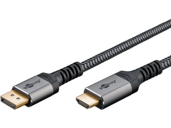 Goobay DisplayPort til HDMI-kabel - 8K/60 Hz, 9 g
