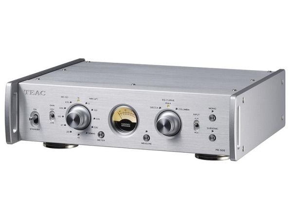Teac PE-505 platespiller forforsterker for MM/MC bokser, sølv