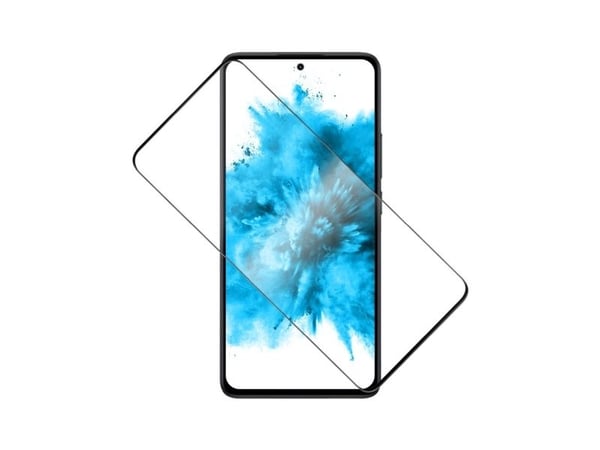 Fast skjermbeskytter | Xiaomi | Redmi Note 14 5G | Herdet glass | Svart | Helt dekke