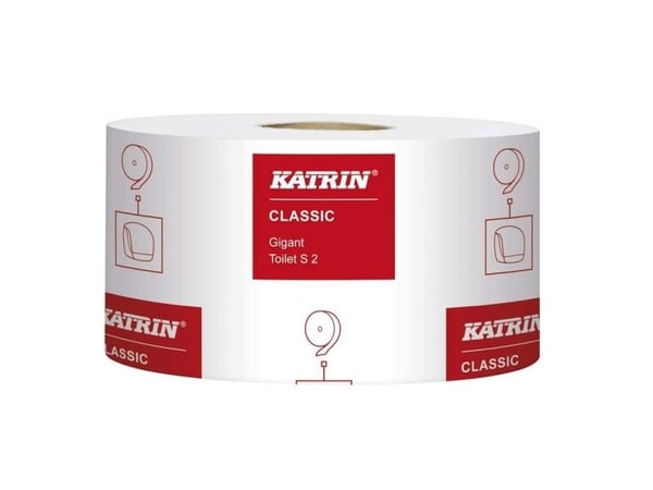 Toiletpapir Katrin C Gigant S hvid 2-lag 200m - (12 ruller pr. karton)