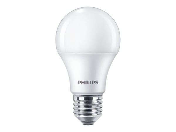 Philips CorePro - LED-lyspære - form: A60 - mattslipt finish - E27 - 10 W (ekvivalent 75 W) - klasse F - varmt hvitt lys - 2700 K