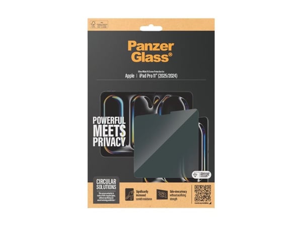 PanzerGlass ® Privacy Screen Protector ® iPad Pro 11'''' (2024-2025) | Ultra-Wide Fit, Apple, Apple - iPad Pro 11'''' (2024), Asennus kuivana, Naar...