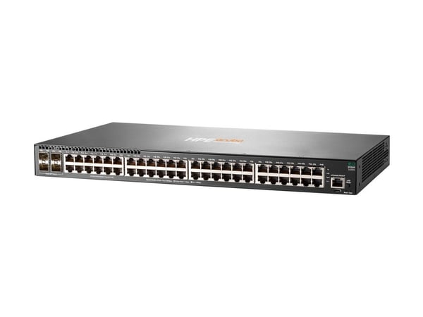 HPE Aruba 2930F 48G 4SFP - Kytkin - L3 - Hallittu - 48 x 10/100/1000 + 4 x Gigabit SFP (uplink) - Telineasennettava