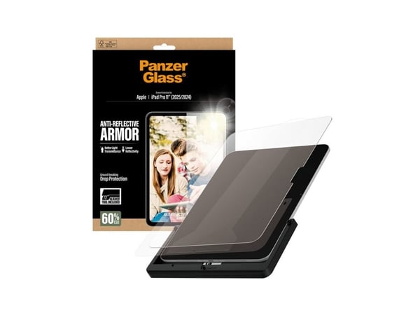 PanzerGlass Anti-Reflective Armor Screen Protector iPad Pro 11" (2024-2025) | Ultra-Wide Fit w. Fastfit tool