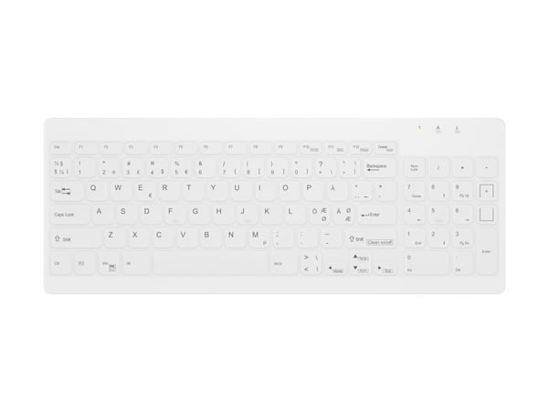 Contour Active Key MedicalKey ClassicClean - Tangentbord - medicinsk, hygienisk design - compact - trådlös - USB, 2.4 GHz - QWERTY - hela norden - ...