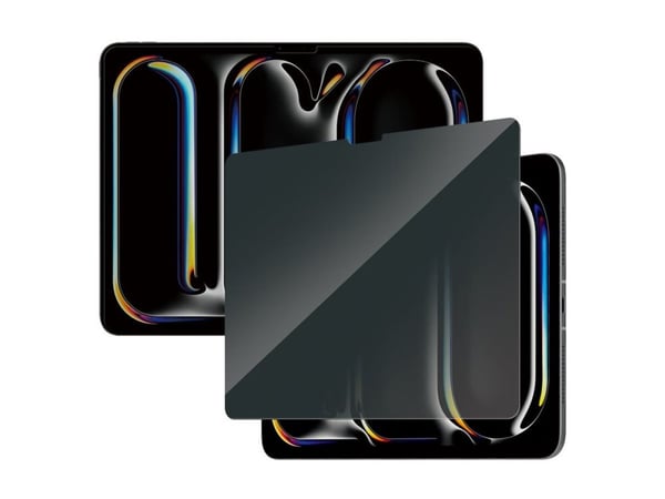 PanzerGlass - Tabletin näytönsuoja - erittäin leveä istuvuus - lasi - yksityisyyssuodattimella - 13" - kehyksen väri musta - Apple 13-tuumaiseen iP...