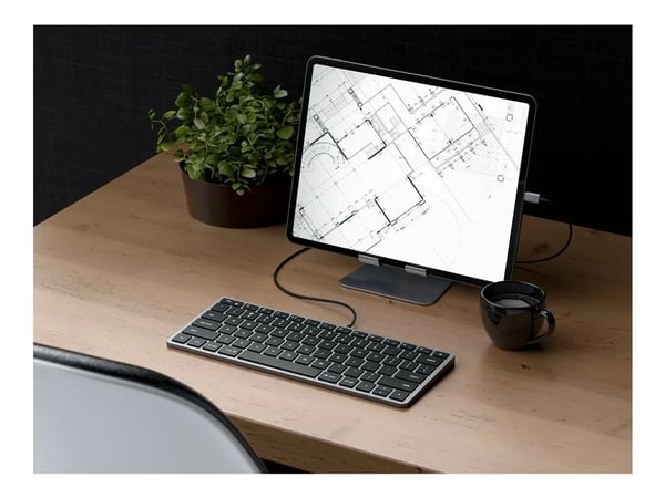 Satechi Slim W1 - Näppäimistö - taustavalaistu - USB-C