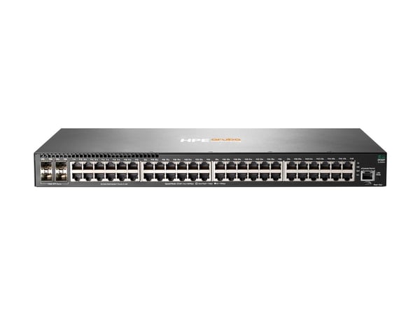 HPE Aruba 2930F 48G 4SFP - Switch - L3 - Styrt - 48 x 10/100/1000 + 4 x Gigabit SFP (opplink) - rackmonterbar