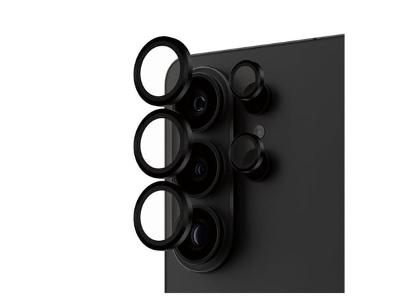 PanzerGlass Hoops - Black Metal Edition - linsebeskytter for mobiltelefon - svart - for Samsung Galaxy S26 Ultra
