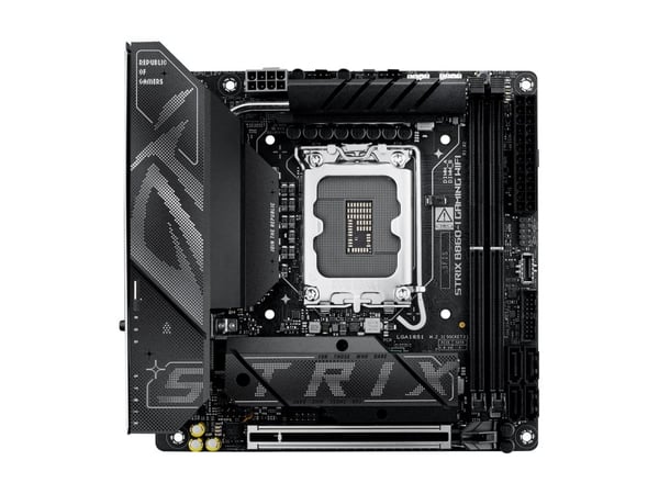 ASUS ROG STRIX B860-I GAMING WIFI - Hovedkort - mini-ITX - LGA1851-sokkel - B860 Chipset - USB4, USB 3.2 Gen 2, USB-C 3.2 Gen 2x2, USB 3.2 Gen 1 - ...