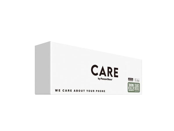 CARE by PanzerGlass - Baksidedeksel for mobiltelefon - MagSafe-samsvar - termoplast-polyuretan (TPU) - hvit, gjennomsiktig - for Apple iPhone 16e