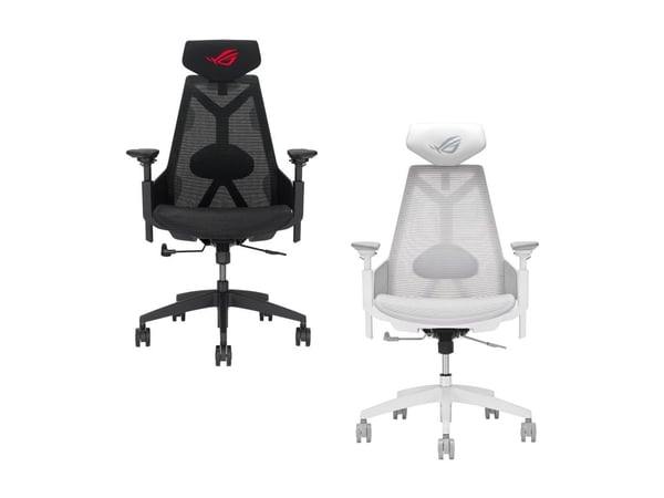 ASUS ROG Destrier Core, Universal gaming stol, 150 kg, Polstret sete, Mesh ryggstøtte, 165 cm, 185 cm