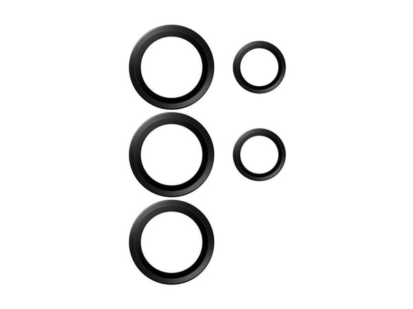 PanzerGlass Hoops - Black Metal Edition - linsebeskytter for mobiltelefon - svart - for Samsung Galaxy S26 Ultra