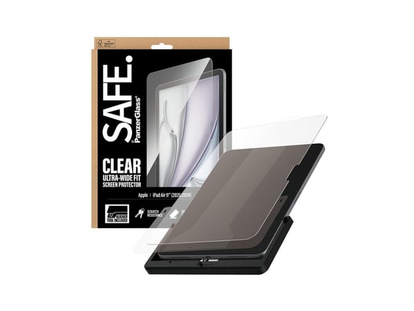 SAFE. by PanzerGlass - Skjermbeskyttelse for nettbrett - ultra-bred passform, med FASTFIT-verktøy - glass - blank