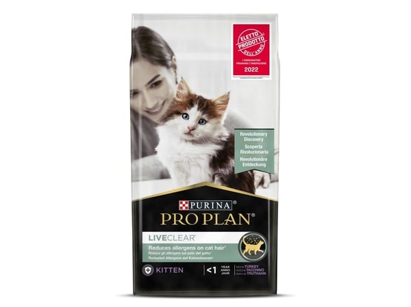 PRO PLAN LiveClear Kattungefoder rikt på kalkon 1,4 kg