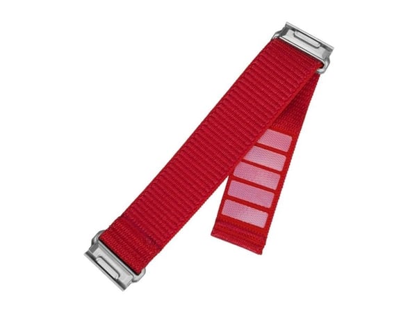 FIXED - Sløyfe for smart armbåndsur - 26 mm, nylon - 160-210 mm - rød - for Coros Vertix 2; Garmin Fenix 7X; Enduro 2; epix Pro; Instinct 2X; quati...