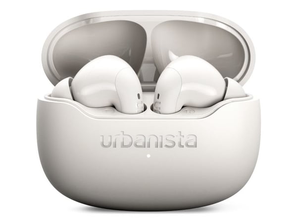 Urbanista Palermo, True Wireless Stereo (TWS), 20 - 20000 Hz, Samtaler/musikk, Hodesett, Hvit