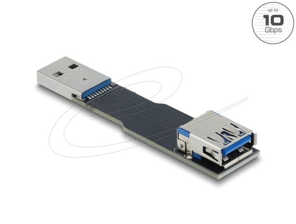 Delock USB 10 Gbps sovitin tyyppi-A naaras uros suora (67420)