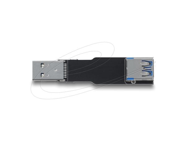 Delock USB 10 Gbps sovitin tyyppi-A naaras uros suora (67420)