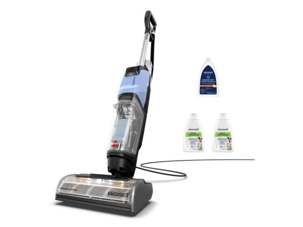Bissell CrossWave EdgeFind Select, Oppreist støvsuger, Uten pose, Svart, Blå, 0,75 l, 0,54 l, Rektangulær