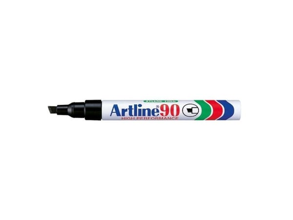 Artline® 90 tussi, permanenttimusta, 2-5 mm - (12 kpl)