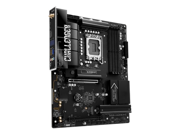 ASRock B860 Challenger WiFi - Hovedkort - ATX - LGA1851-sokkel - B860 Chipset - USB-C 3.2 Gen 1, USB 3.2 Gen 1 - Wi-Fi 7, Bluetooth, 2.5 Gigabit LA...